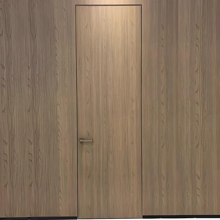 Porta embutida com moldura oculta Porta embutida com moldura oculta
