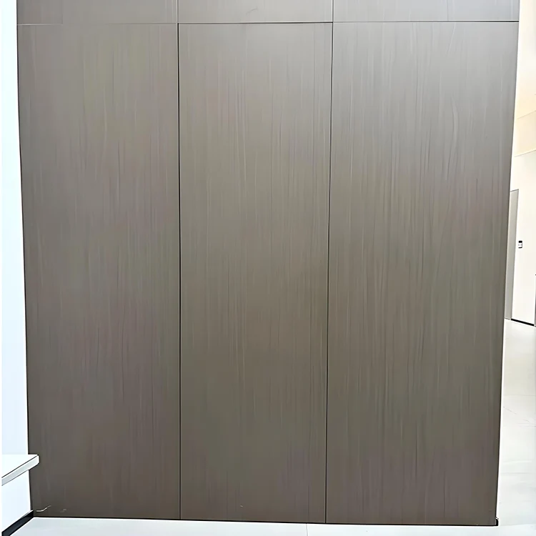 Porta invisível integrada na parede